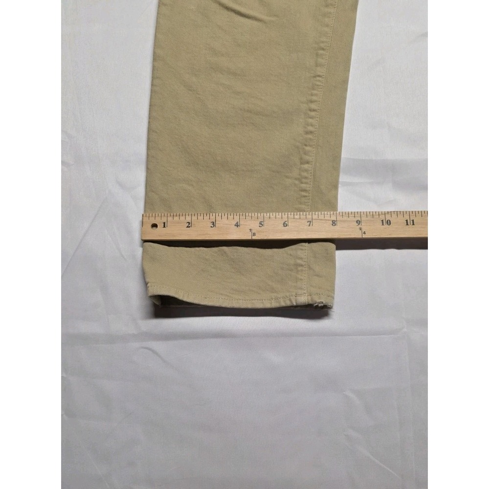 Mother The Ditcher Utility Flood Jeans Womens 27 Straight Fit Denim Khaki - Picture 4 of 10